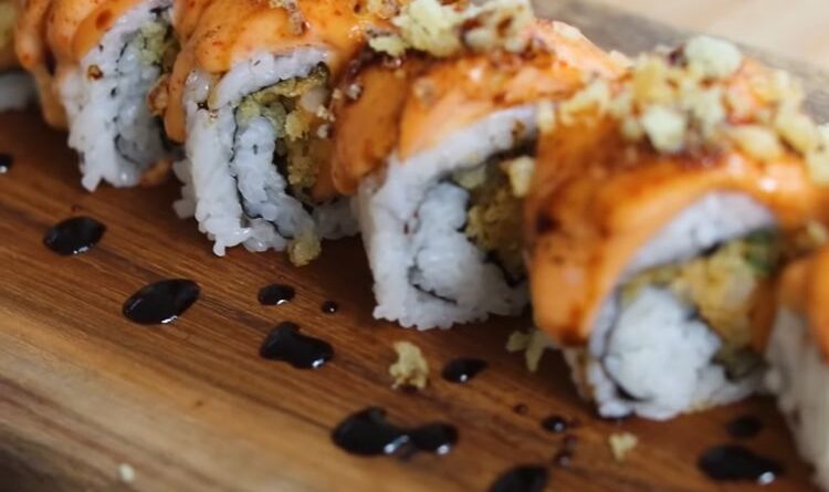 Mentai Sushi Roll Isi Sosis Yang Ekonomis