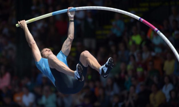 Renaud Lavillenie Pelompat Galah Prancis Pecahkan Rekor Dunia
