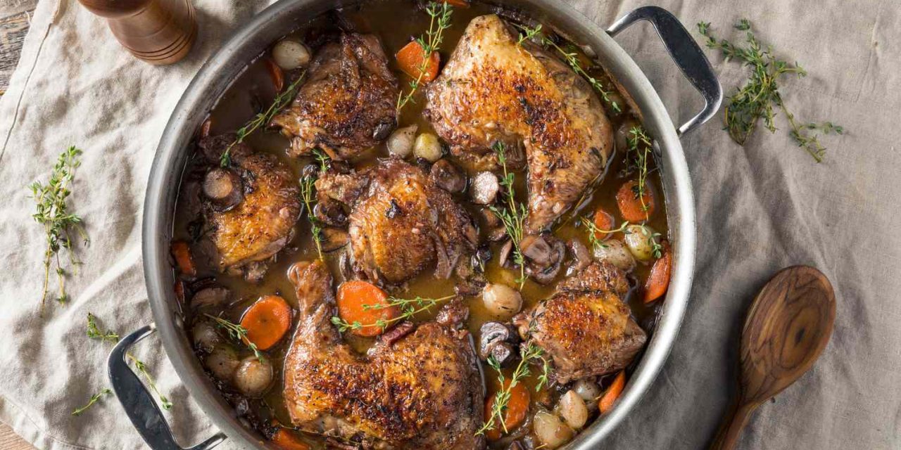 Coq au Vin, Ayam Yang Dimasak Dengan Wine Khas Prancis